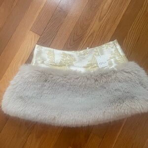 Free People Laluna Faux Fur Mini Skirt